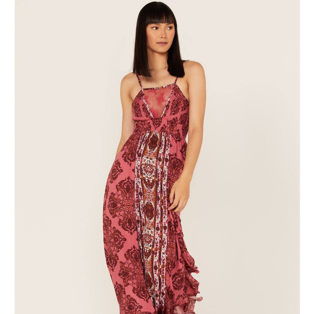 Free people that moment maxi slip dress NWOT